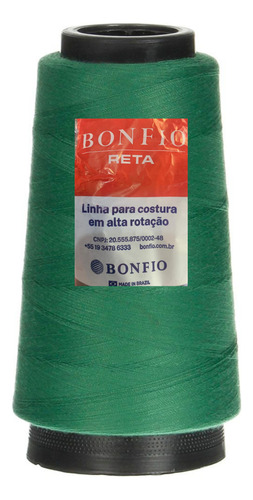 Linha Bonfio Br05 Reta120-tex29-1371m Cor 659 Verde Bandeira