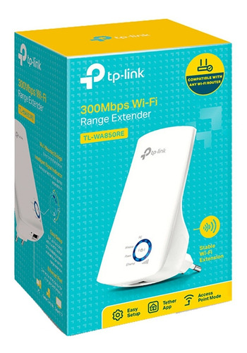 Tl-wa850re Extensor De Cobertura Wi-fi Universal A 300mbps