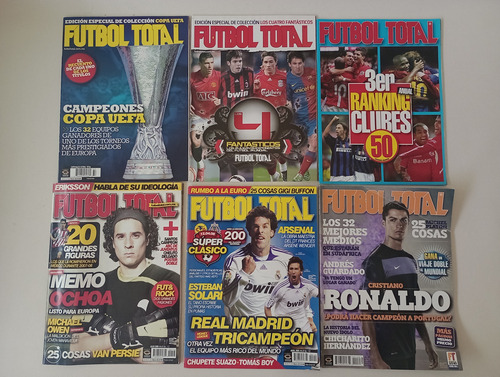 Revistas Fútbol Total ( Lote De 3 )