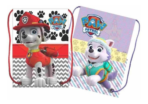 Morral Dulcero Tamaño Jumbo Paw Patrol 30 Pz