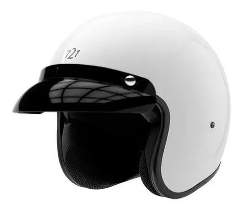 Casco Para Moto Hawk 721 Blanco Brillante Spot 