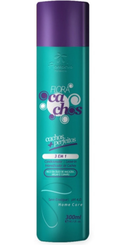 Kit Flora Cachos Shampoo 300ml + Condicionador 3x1 - 300ml