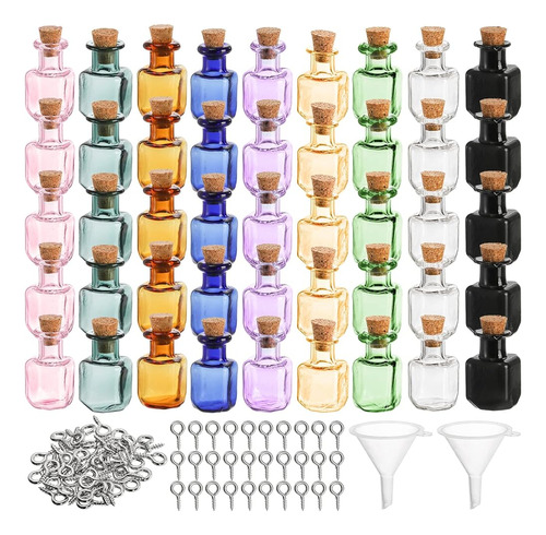 Topzea 45 Pcs Pequeños Frascos De Hechizos, Mini Botellas De