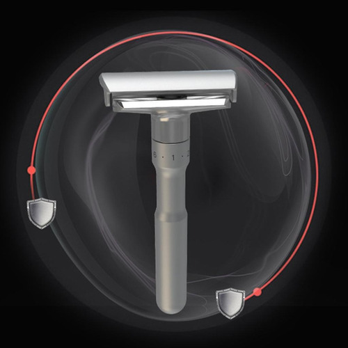 Afeitadora De Barba De Doble Filo De Aleación De Zinc Para