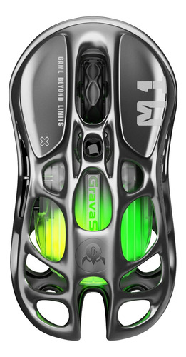 Raton Inalambrico For Juegos Gravastar Mercury M1 Pro, L...