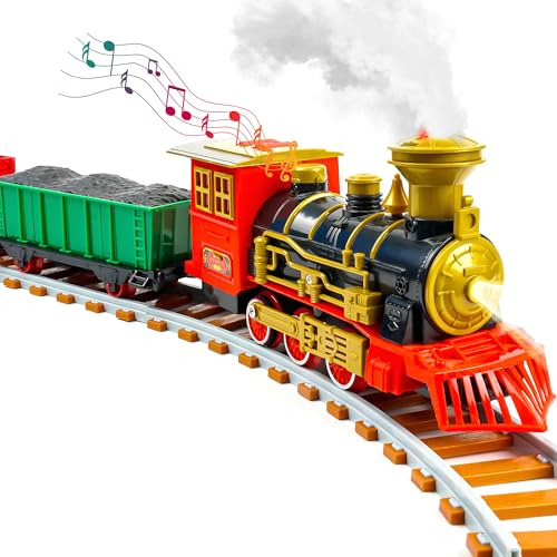 Toy Train Steam Engine Electric Train Sets For Kids Toy...