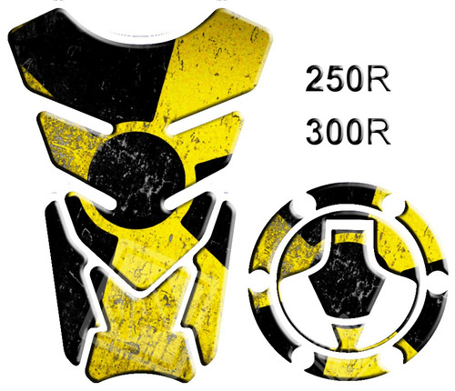 Adesivo Tanque Bocal Kawasaki Ninja 250 300 Radioativo