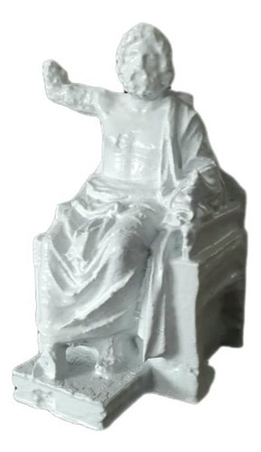 Estatua dorada de Zeus, imagen de mitología griega de 12 cm, color blanco