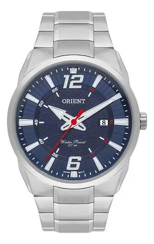 Relógio Orient Masculino Prata Mbss1461 D2sx