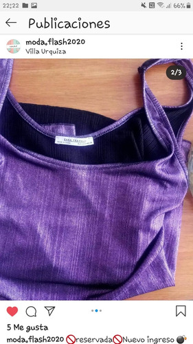Remera Marca Zara Talle M
