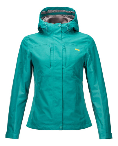 Chaqueta Mujer Lippi Longtrail Fusion-3 B-dry Hoody Turquesa