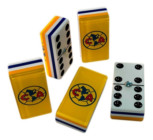 Domino America Ingles / Baraja Faisan Española Plastico Azul