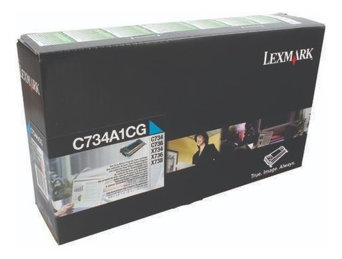 Toner Original Lexmark C73/x73 Cyan-6k C734a1cg-urucopy 