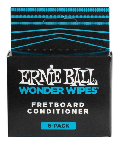 Ernie Ball Wonder Wipes Pack X 6 Paños Limpia Trastes.