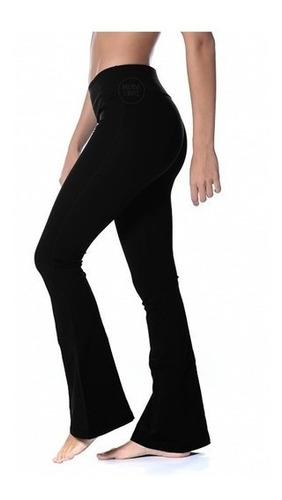 Imagen 2 de 7 de Calza Oxford Algodon Lycra Leggins Tiro Alto Faja Reforzada