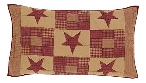 Vhc Brands Ninepatch Star King Sham 21 X 37 Country Patchwo