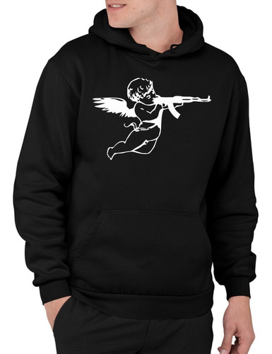 Sudaderas H Divertidas De Angel Con Arma De Cleen 