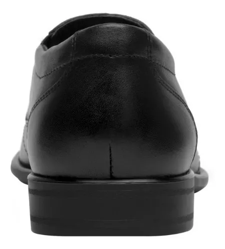 Zapatos mocasines para hombre en piel natural, negro - P1719