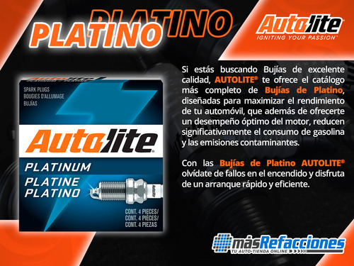 6 Bujías Encendido Platino 3.0csl L6 3.0l 1971 Autolite