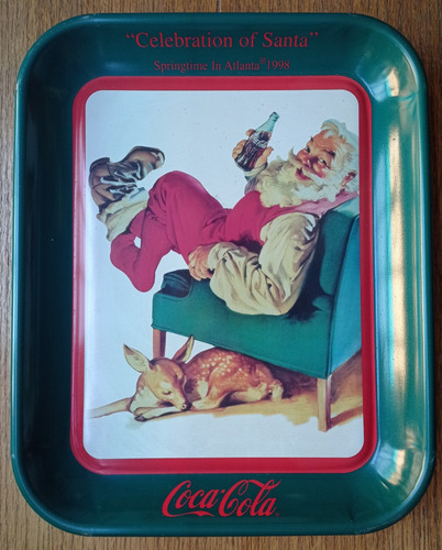 Bandeja Coca Cola 1998 Celebration Of Santa