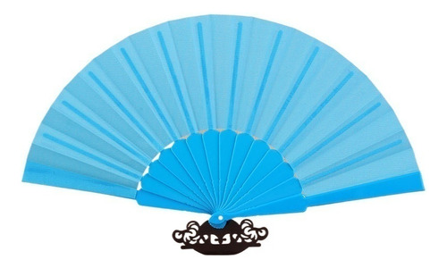 20 Abanicos De Tela De Plástico Amarillos