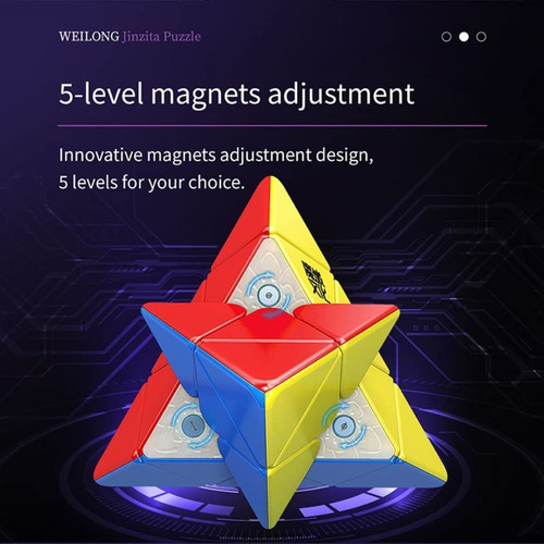 Imagen 5 de 10 de Cubo Rubik Moyu Meilong Jinzita Piramide Cubo Magico