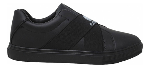 Tenis Platini Casual De Moda Negro Zs2022g Para Hombre