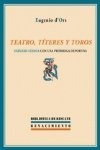 Libro Teatro, Tã­teres Y Toros