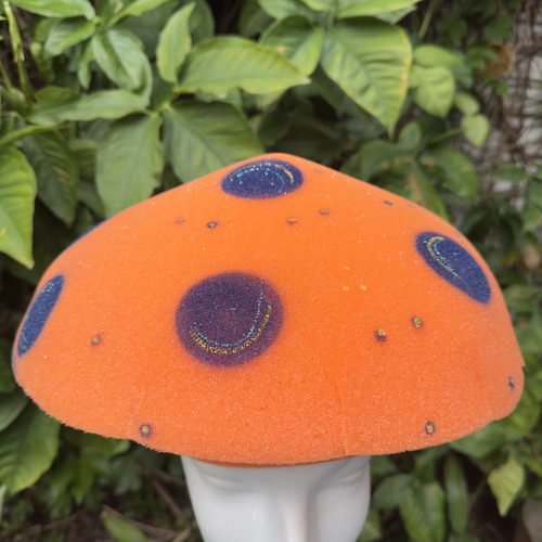Gorro De Hongo Cotillon Disfraces Fiestas En Goma Espuma