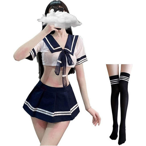 Traje De Marinero Cosplay Sexy Para Mujer 1