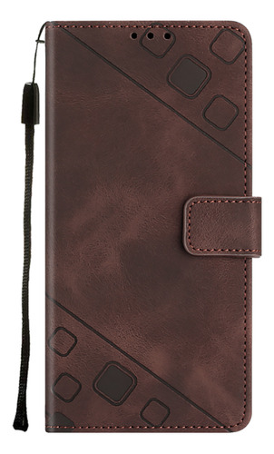 Funda Tipo Cartera Con Tapa En Relieve Para El Galaxy S24 Pl