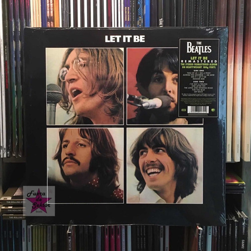 Vinilo The Beatles Let It Be Eu Import.