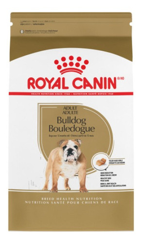 Alimento Royal Canin Breed Health Nutrition Bulldog para perro adulto de raza mediana sabor mix en bolsa de 2.7kg