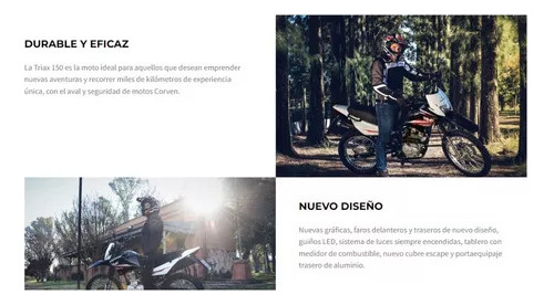 Corven Triax 150 R2 Patentada $1.137.000 O 12de$167.000 (250