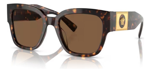 Lente Versace Ve4437u 108/73 Havana Solar Original Nuevo