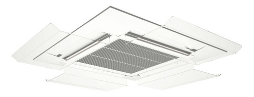 Deflector de aire acondicionado tipo cassette K7 de 12000 a 60000 Btus