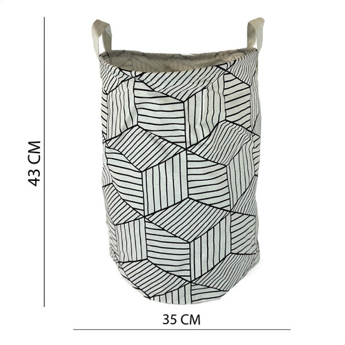 Imagen 2 de 4 de Cesto De Ropa Sucia Canasto Lavadero Estampados Juguetes