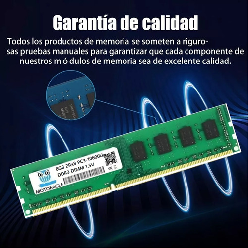 Memoria RAM color verde 8GB DDR3-1333MHz 1x8GB IBM 49Y1415