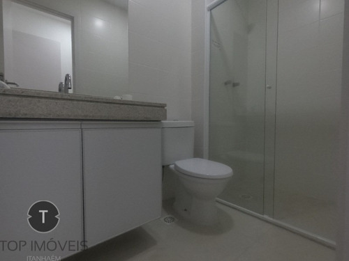 Imagem 13 de 30 de Lindo Apartamento Auto Padrão, Com Vista Para O Mar, Com Dois Dormitórios Sendo Uma Suíte, No Centro Da Cidade. - Ap00073 - 68682009