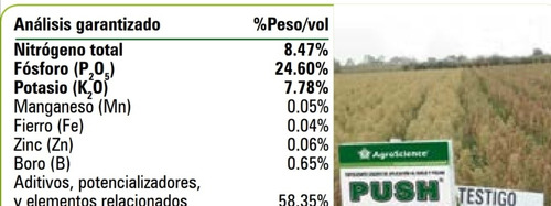 Push Agroscience Aumenta Raíces Mejora Floración 5l