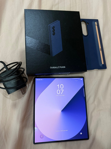 Samsung Fold 6 1tb Cargador Rápido Original Y Funda Original Azul (Usado)