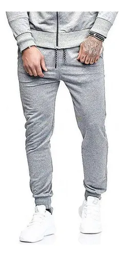 Jogger Chupin Pantalon Jogging Hombre Algodon Yogin Gym 04