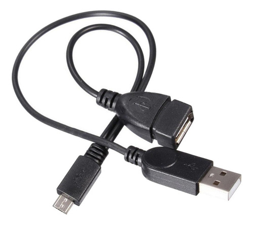 Cabo Otg Micro Usb De 5 Para Usb Fêmea Conversor De Dados