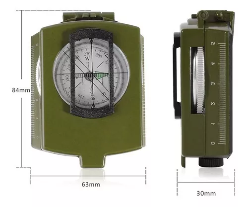 Brújula Táctica Militar Impermeable Luminosa Camping