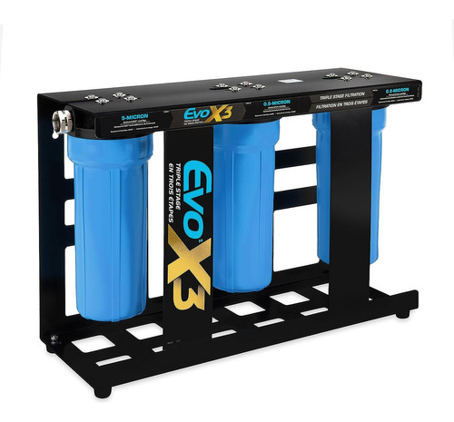 Evo X3 Kit De Filtro De Agua Prémium De Triple Etapa Para Ca