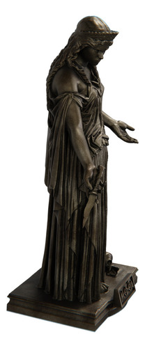 Estátua Medeia Mitologia Grega Estatueta Cor Cor Ouro Velho