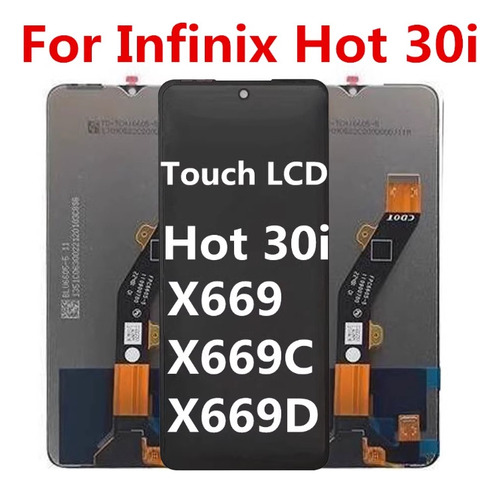 Para Infinix Hot 30i X669 Conjunto De Pantalla Lcd