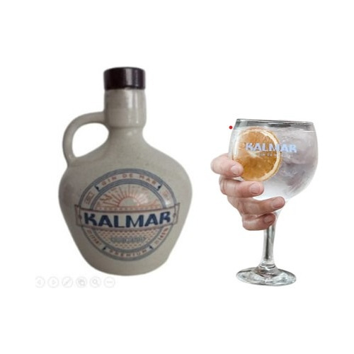 Gin Kalmar Hibiscus Vasija De Cerámica X750cc + 1 Copon 