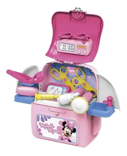 Mochila Minnie Médica Play Set Multikids Br1297