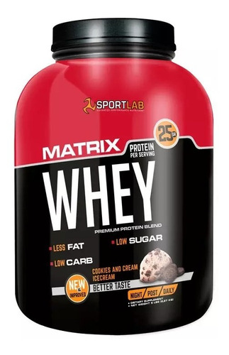 Proteína Matrix Whey Sportlab Sabores 